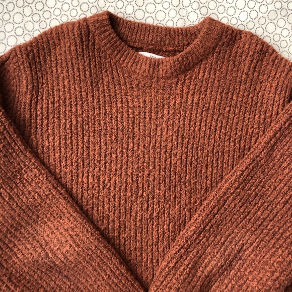 Zara Sweaters - Zara Chunky Knit Sweater in Rust